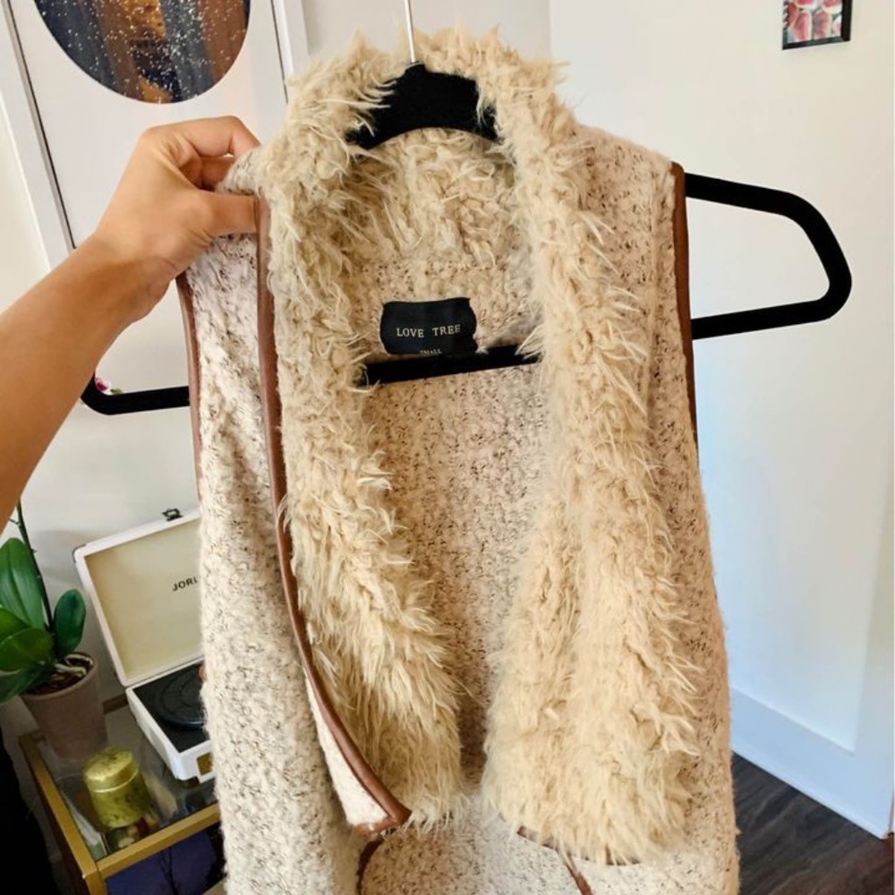 Anthropologie Fur Vest